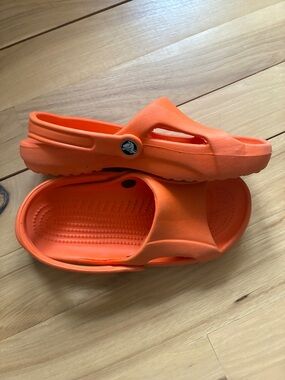 Crocs Orange Slip-On Sandals
